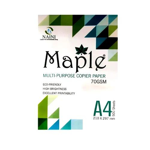 Maple A4 Paper 70 GSM | Pack of 10 Reams | High-Quality Printing Paper