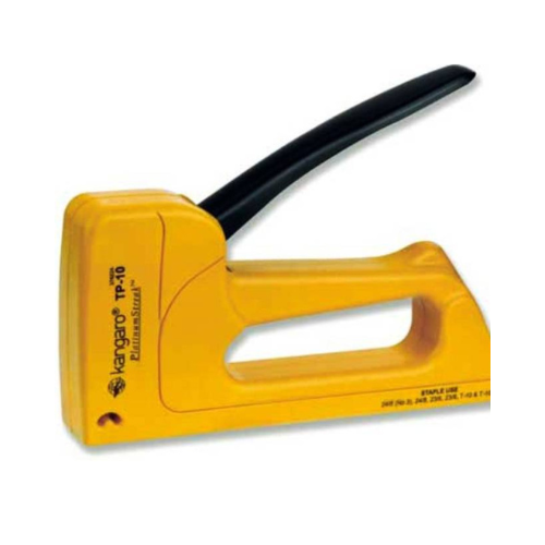 Kangaro TP-10 Staple Gun Tacker with 23/8 Pins | Heavy Duty Metal | Professional Stapling Tool