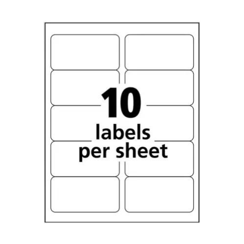 Oddy A4 Paper Label Stickers – 10 Labels per Sheet | Pack of 100 Sheets