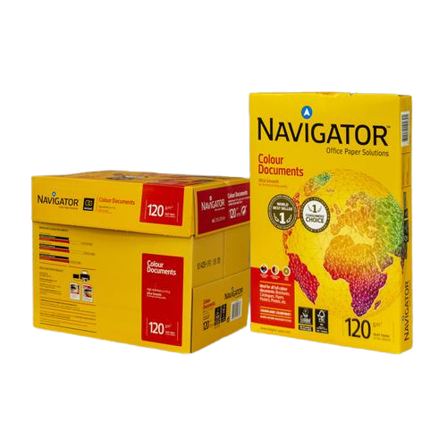 Navigator Premium A4 Size UHD Documents Paper | 120 GSM | 250 Sheets | Pack of 1