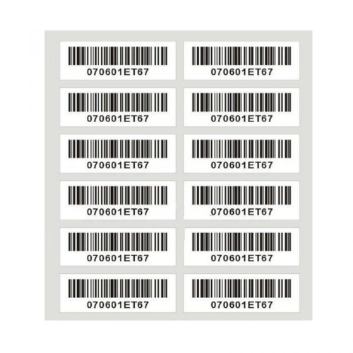 Barcode Label Stickers 50mmx15mm | 2-UP Roll of 5000 | High-Quality Adhesive Labels