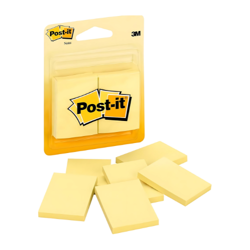 Post-it Stickies Yellow Notes 1.5x2 Inch | 100 Sheets Pack for Quick Reminders
