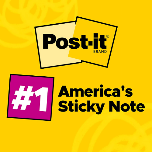 Post-it Stickies Yellow Notes 1.5x2 Inch | 100 Sheets Pack for Quick Reminders