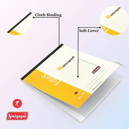 Neelgagan Slip Pad No. 55 | Pack of 5 | Durable & Convenient Notepads