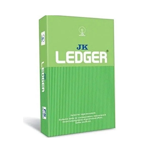 JK Ledger FS Size 90 GSM Green Ledger Paper – 1 Ream |500 Sheets|