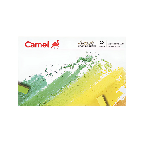 Camel Artist Soft Pastel – 20 Shades | Vibrant Colors for Artists