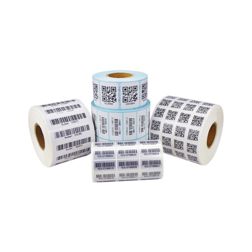Barcode Label Stickers 50mmx50mm | 1-UP Roll of 1000 | High-Quality Adhesive Labels