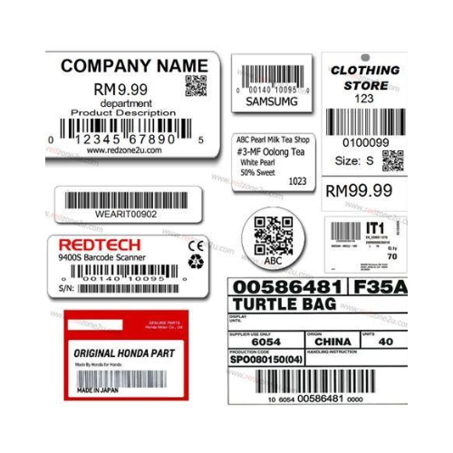 Barcode Label Stickers 50mmx15mm | 2-UP Roll of 5000 | High-Quality Adhesive Labels