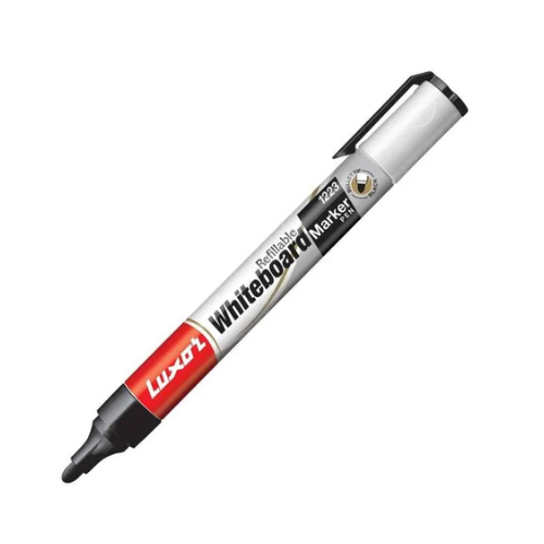 Luxor Whiteboard Marker | Black | Pack of 10 | High Quality Markers