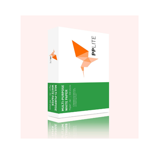 PPLite A4 Copier Paper 70 GSM | Pack of 5 Reams | Clear Output | PP Lite